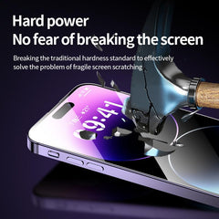 iPhone 15 Tempered Glass & iPhone 15 Screen Guard with 9H+ Hardness, Easy Install, Edge to Edge Coverage, Thin & Ultra Clear iPhone 15 Tempered Glass with Easy Applicator