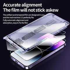 iPhone 15 Tempered Glass & iPhone 15 Screen Guard with 9H+ Hardness, Easy Install, Edge to Edge Coverage, Thin & Ultra Clear iPhone 15 Tempered Glass with Easy Applicator