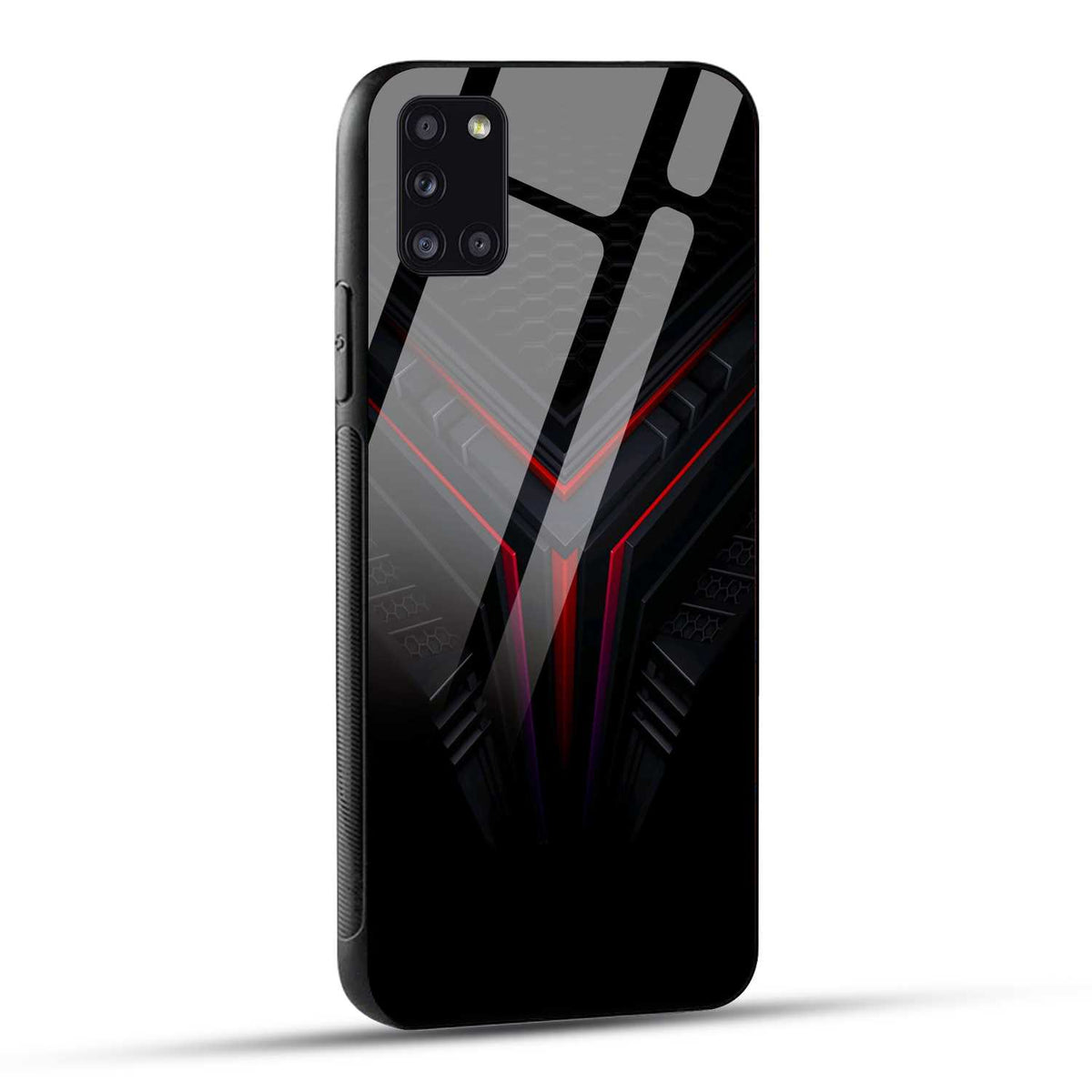 Samsung Galaxy A31 Back Cover Abstract Robotic Printed Glass Case
