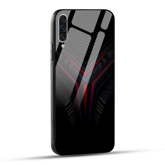 Samsung Galaxy A70 Back Cover Abstract Robotic Printed Glass Case