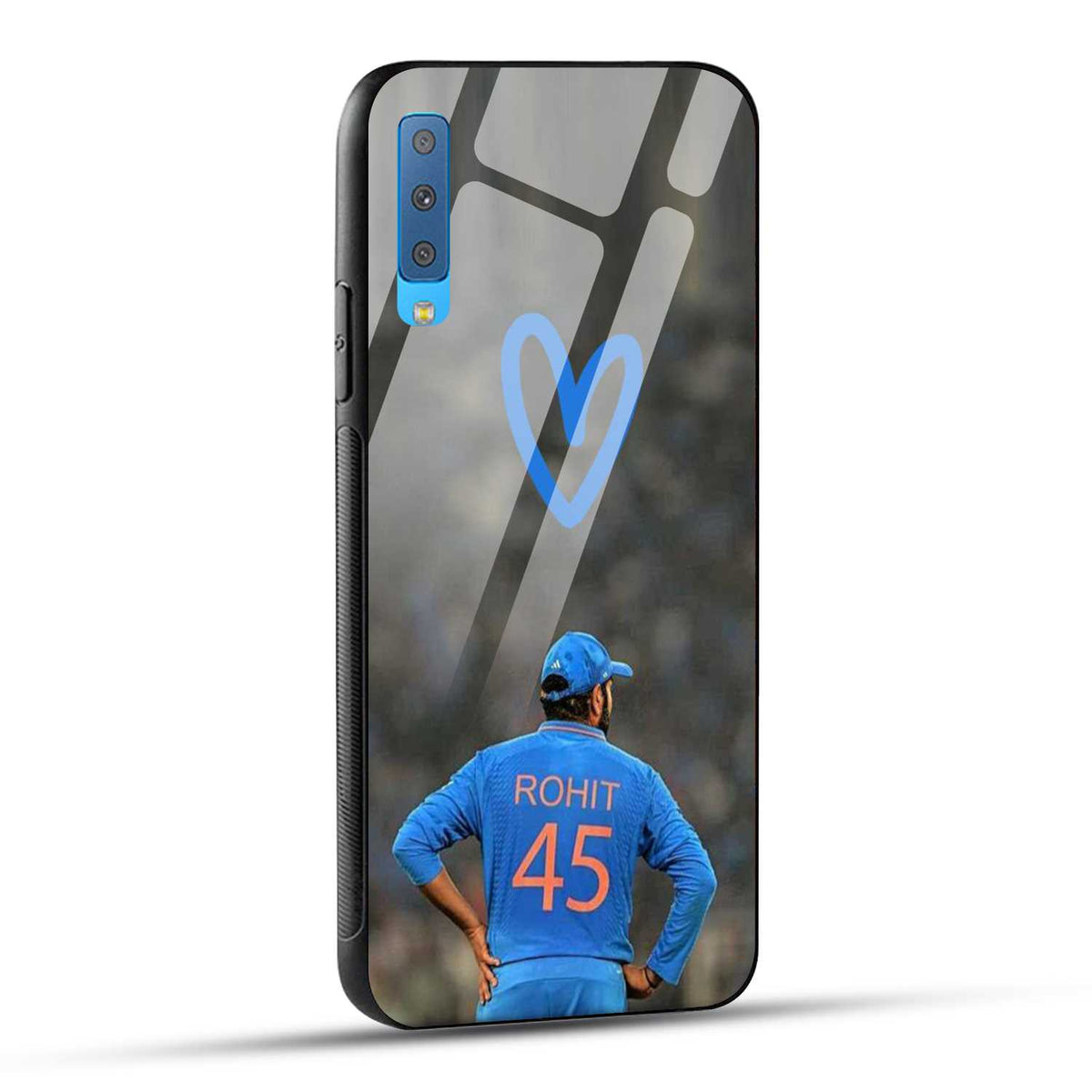 Samsung Galaxy A7 2018 Hitman Printed Glass Case