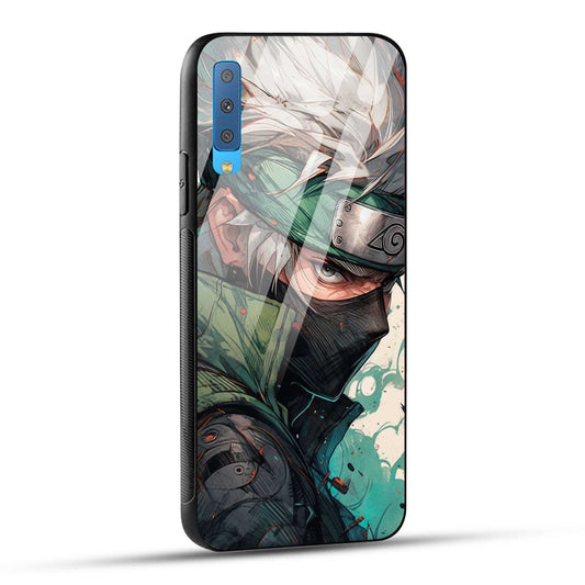 Samsung Galaxy A7 2018 Back Cover Multicolour Cartoon anime Printed Glass Case