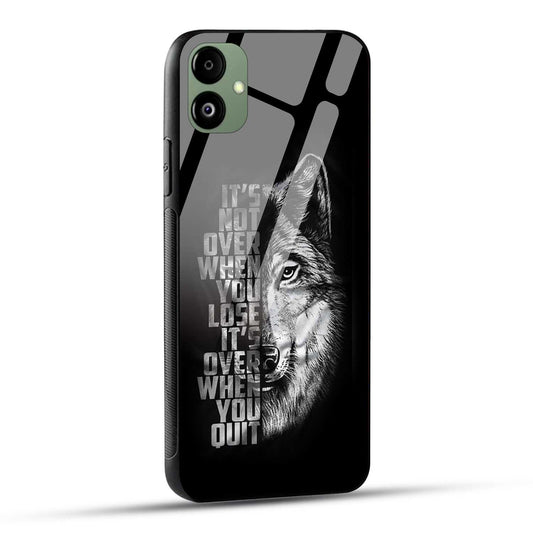 Samsung Galaxy F14 5G Back Cover Motivational Positive Quote Printed Glass Case