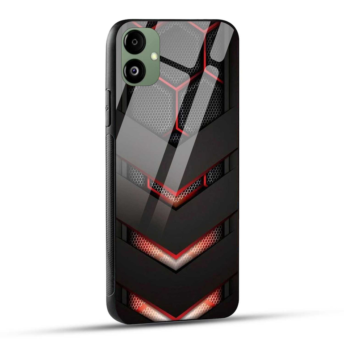 Samsung Galaxy F14 5G Back Cover Robotic Abstract Printed Glass Case