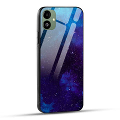 Samsung Galaxy F14 5G Back Cover Beautiful Star Space Printed Glass Case