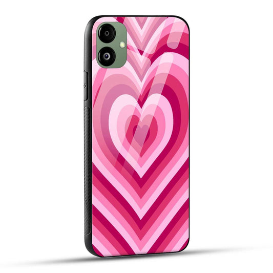 Samsung Galaxy A05 Back Cover Love Hearts Printed Glass Case
