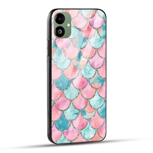 Samsung Galaxy A05 Back Cover Mirror Pattern Printed Glass Case