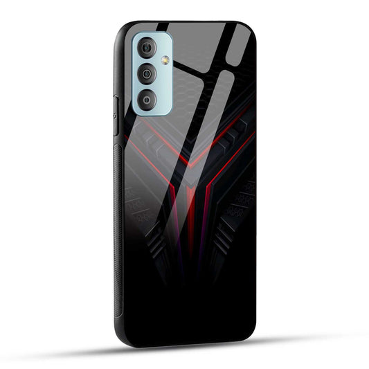 Samsung Galaxy F23 5G Back Cover Abstract Robotic Printed Glass Case
