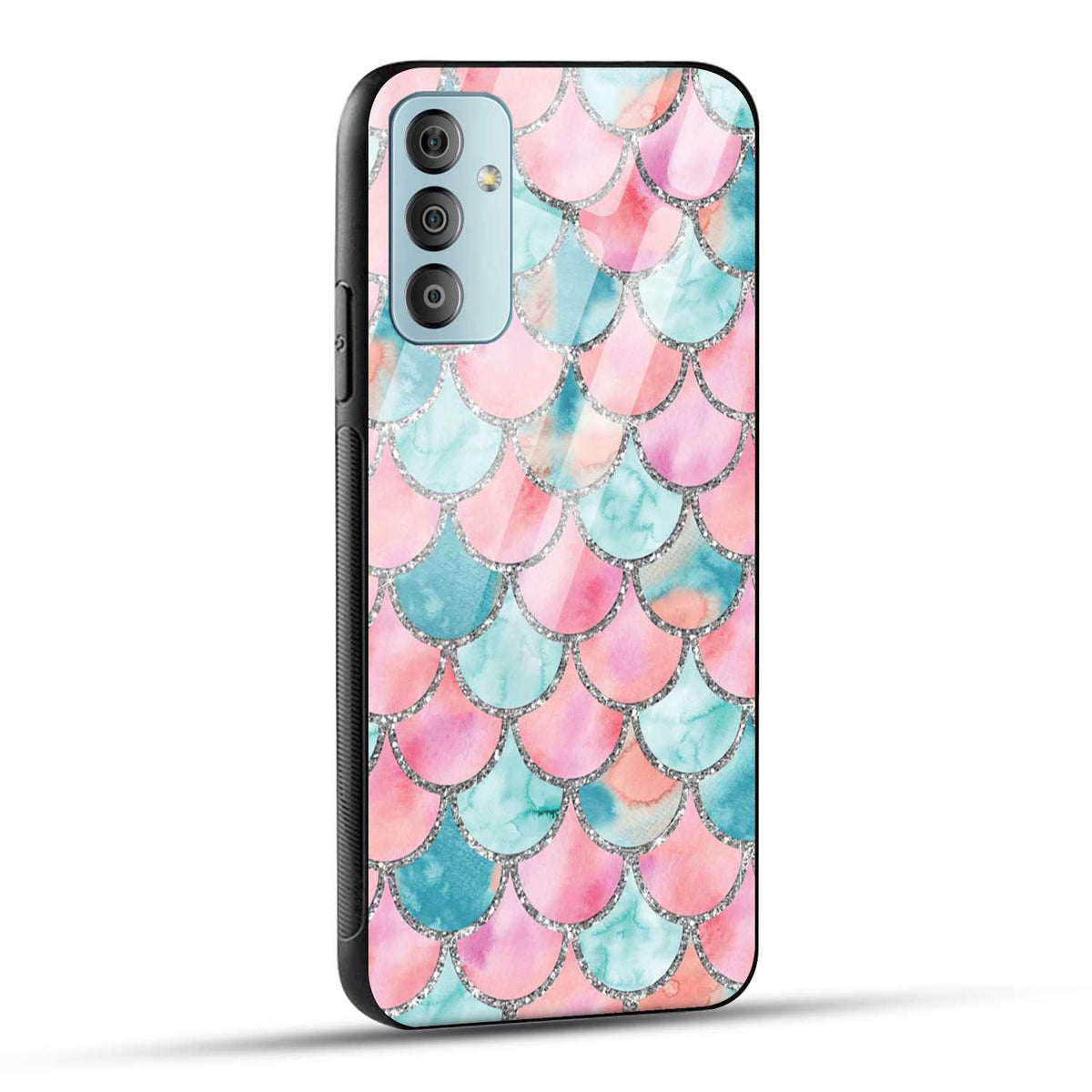 Samsung Galaxy F23 5G Back Cover Mirror Pattern Printed Glass Case