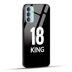 Samsung Galaxy F23 5G King number 18 Printed Glass Case