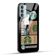 Samsung Galaxy F23 5G Starbucks Coffee Printed Glass Case