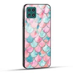 Samsung Galaxy F62 Back Cover Mirror Pattern Printed Glass Case