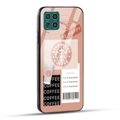 Samsung Galaxy F62 Starbucks Coffee Printed Glass Case