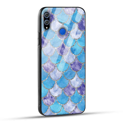 Honor 8X Back Cover Mirror Of Diamonds Printed Glass Case