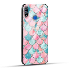 Honor 8X Back Cover Mirror Pattern Printed Glass Case