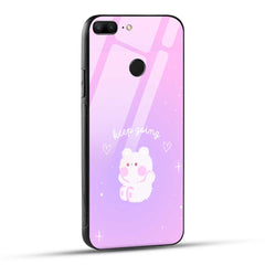 Honor 9 Lite Back Cover Pink Purple Gradient Aesthetic Motivational Printed Glass Case