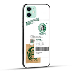 iPhone 11 Starbucks Coffee Printed Glass Case