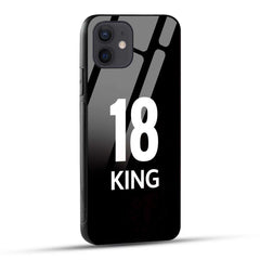 King number 18 Glass Case
