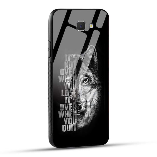 Samsung Galaxy J5 Prime Back Cover Motivational Positive Quote Printed Glass Case