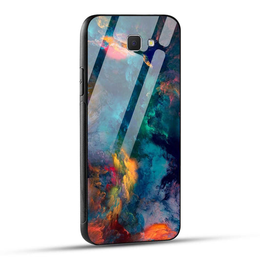 Samsung Galaxy J5 Prime Back Cover Abstract Color Printed Glass Case