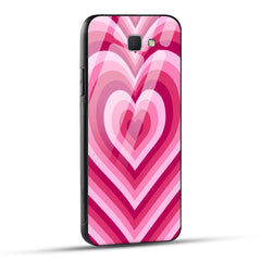 Samsung Galaxy J5 Prime Back Cover Love Hearts Printed Glass Case