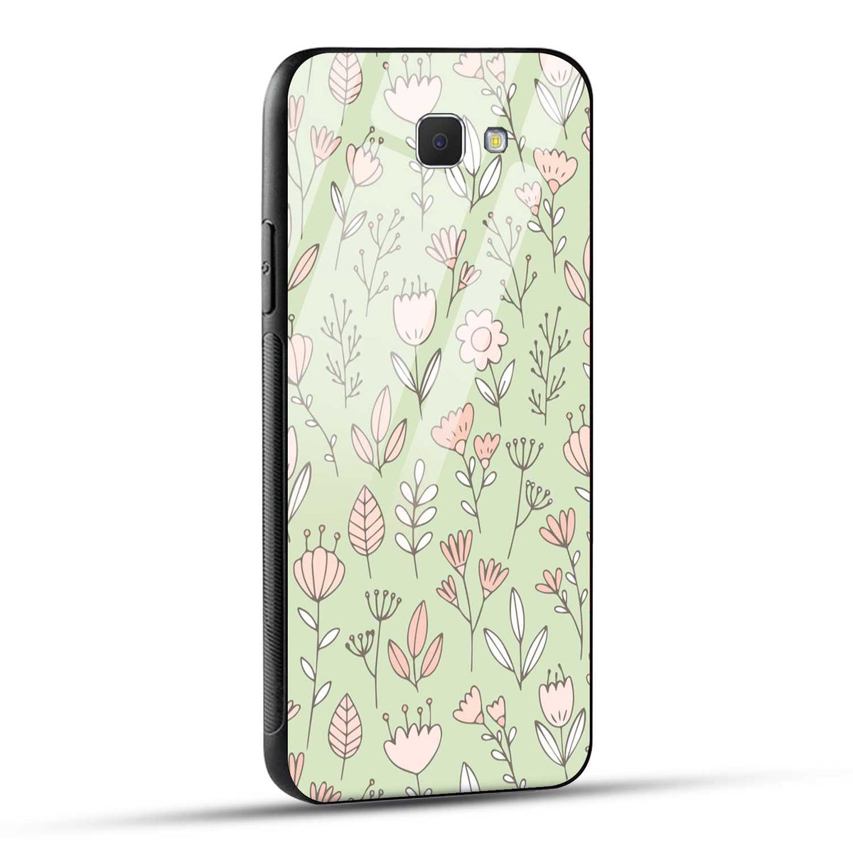 Samsung Galaxy J5 Prime Back Cover Flower Art Printed Glass Case