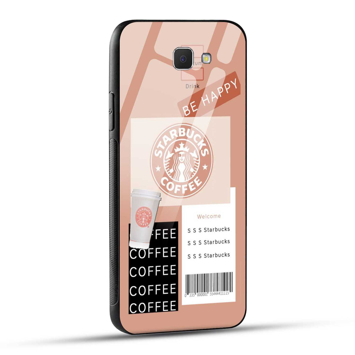 Samsung Galaxy J5 Prime Starbucks Coffee Printed Glass Case
