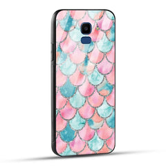 Samsung Galaxy J6 Back Cover Mirror Pattern Printed Glass Case