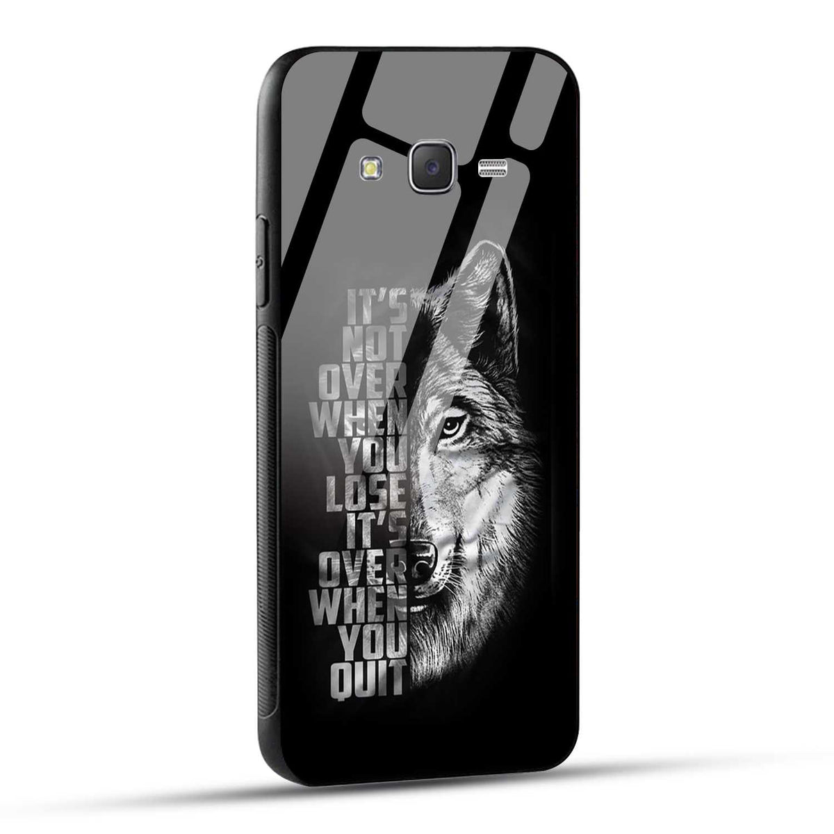 Samsung Galaxy J7 2015 Back Cover Motivational Positive Quote Printed Glass Case