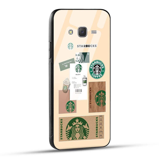 Samsung Galaxy J7 2015 / Samsung Galaxy J7 Nxt Back Cover Starbucks Coffee Printed Glass Case