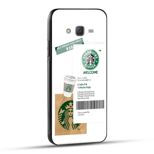 Samsung Galaxy J7 2015 / Samsung Galaxy J7 Nxt Starbucks Coffee Printed Glass Case