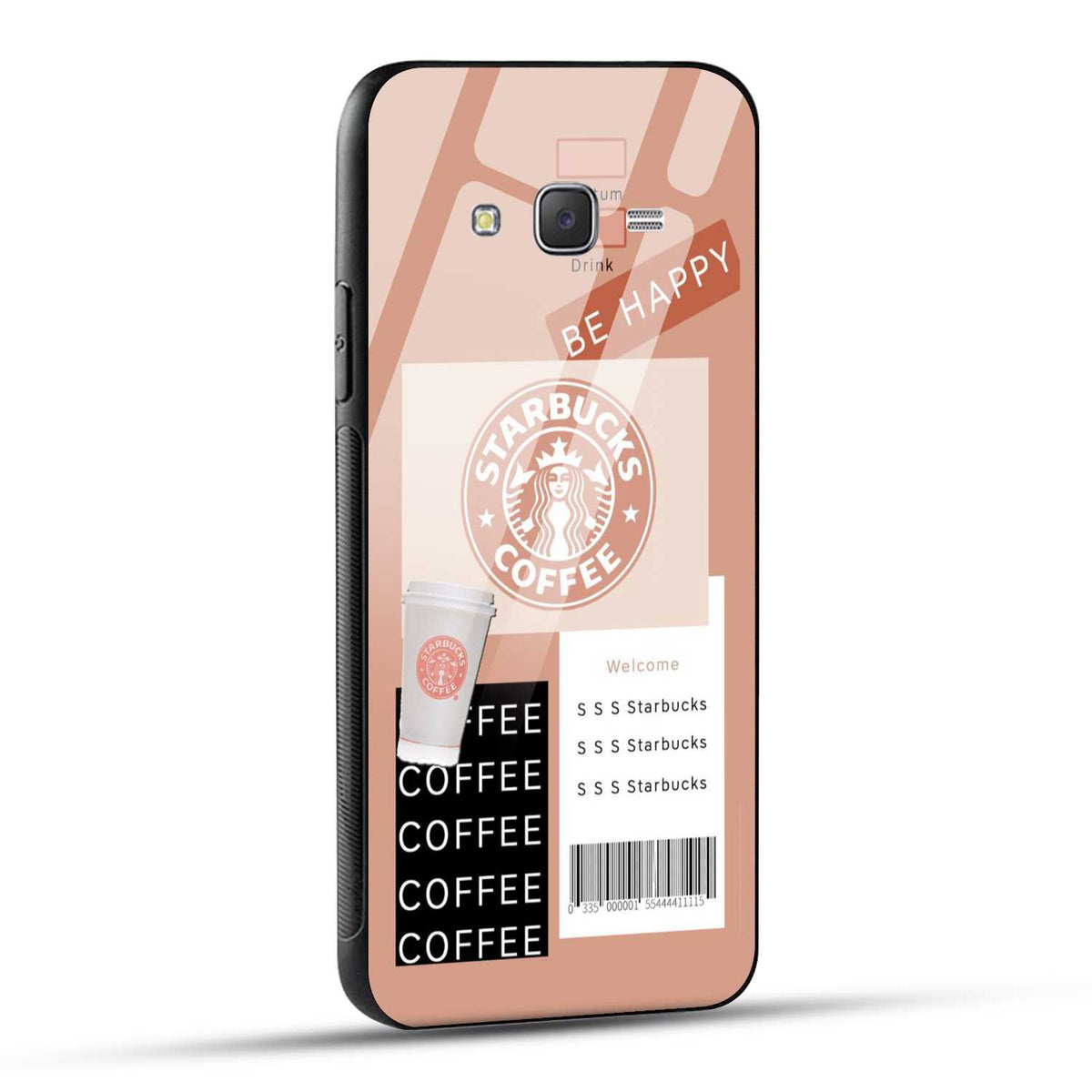 Samsung Galaxy J7 2015 / Samsung Galaxy J7 Nxt Starbucks Coffee Printed Glass Case