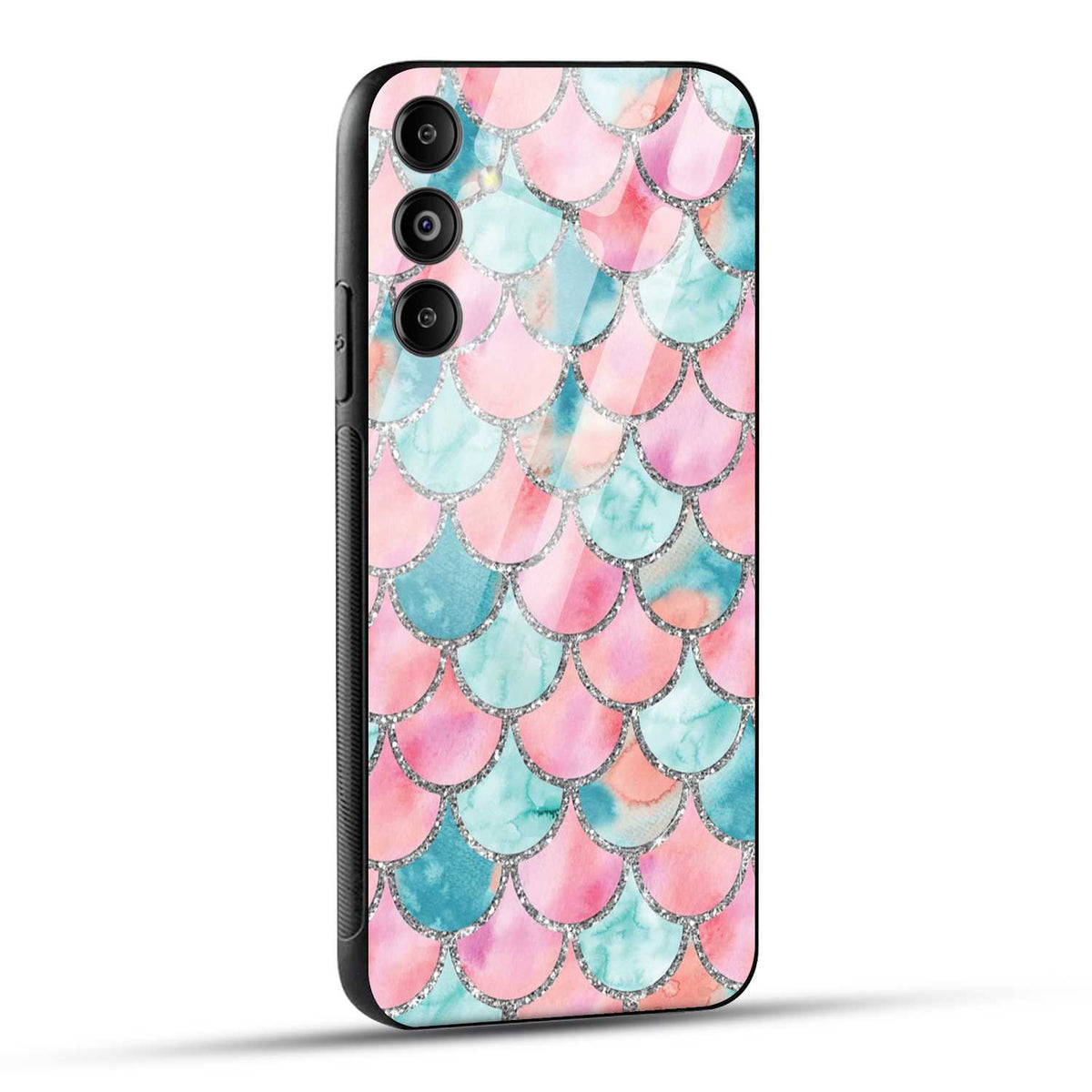 Samsung Galaxy M14 5G Back Cover Mirror Pattern Printed Glass Case
