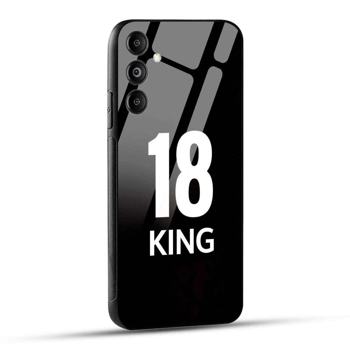 Samsung Galaxy M14 5G King number 18 Printed Glass Case