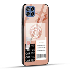 Samsung Galaxy M33 5G Starbucks Coffee Printed Glass Case