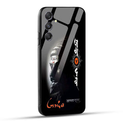 Samsung Galaxy A35 5G Jagdamb Shivaji Maharaj Printed Glass Case