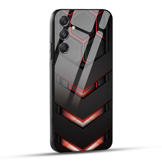 Samsung Galaxy A35 5G Back Cover Robotic Abstract Printed Glass Case