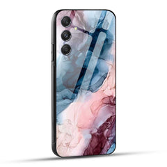 Samsung Galaxy A55 5G Marble Color Printed Glass Case