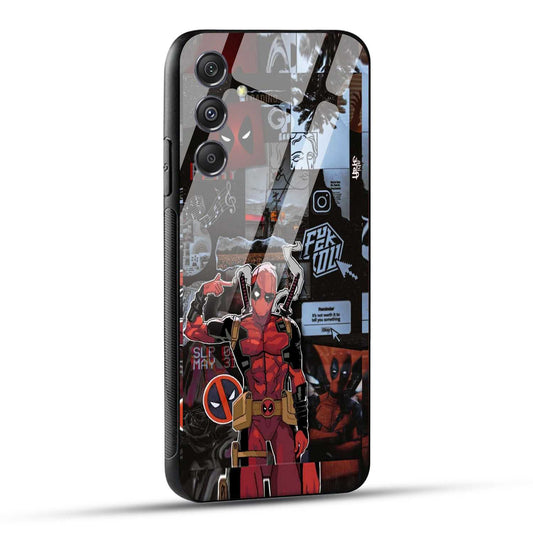 Samsung Galaxy A55 5G Superhero Collage Printed Glass Case