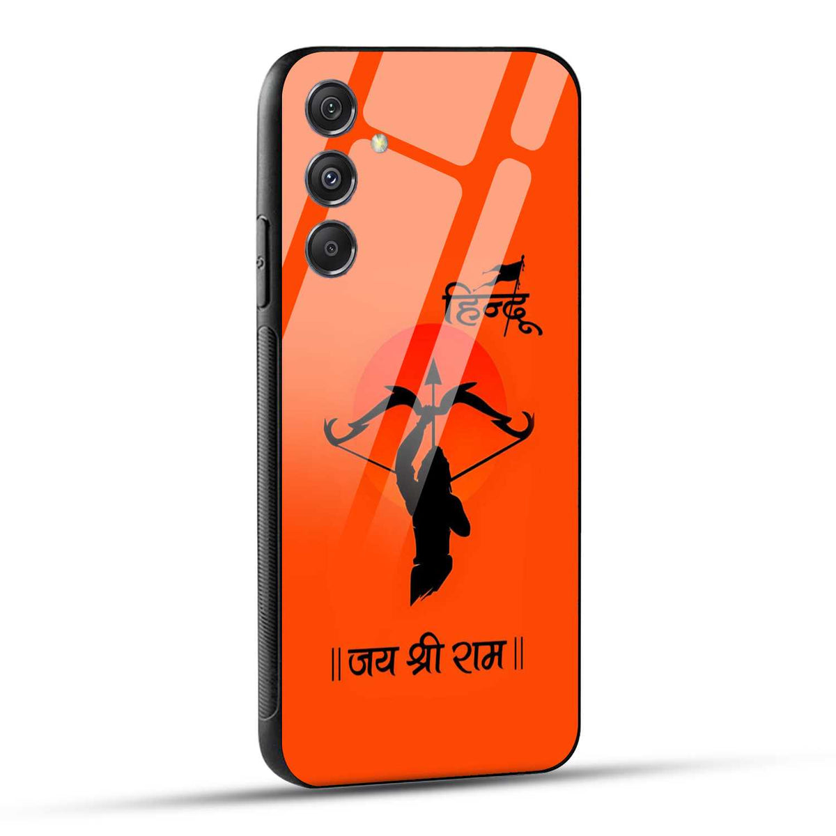 Samsung Galaxy A55 5G Jai Shree Ram Printed Glass Case