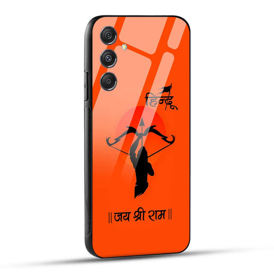 Samsung Galaxy A55 5G Jai Shree Ram Printed Glass Case