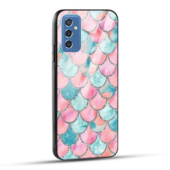 Samsung Galaxy M52 5G Back Cover Mirror Pattern Printed Glass Case