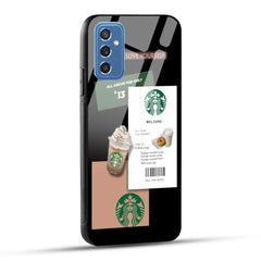 Samsung Galaxy M52 5G Starbucks Coffee Printed Glass Case
