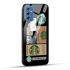 Samsung Galaxy M52 5G Starbucks Coffee Printed Glass Case