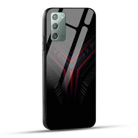 Samsung Galaxy Note 20 Back Cover Abstract Robotic Printed Glass Case