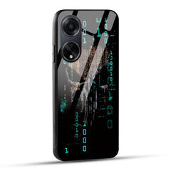 OPPO F23 5G Back Cover Hacker Printed Glass Case