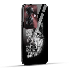 OPPO F25 PRO 5G Back Cover Motivational Positive Quote Printed Glass Case