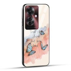 OPPO F25 PRO 5G Back Cover Trust Your Hopes Printed Glass Case