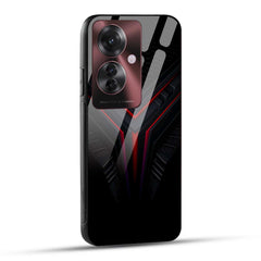 OPPO F25 PRO 5G Back Cover Abstract Robotic Printed Glass Case