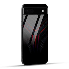 Google Pixel 6A Back Cover Abstract Robotic Printed Glass Case